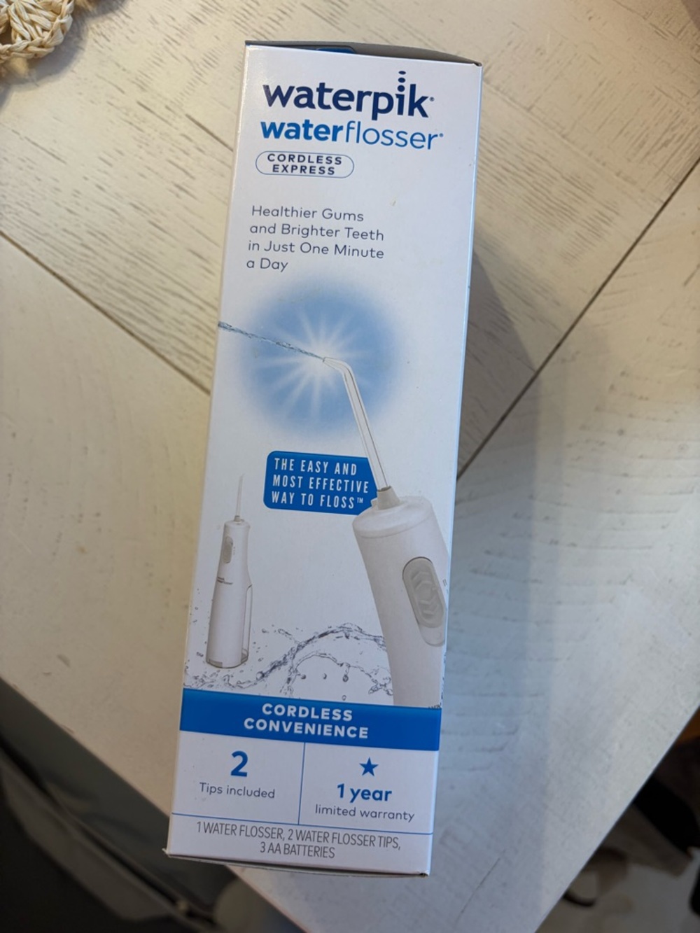 Waterpik Cordless Express Water Flosser NEW Sealed White - Picture 3 of 6